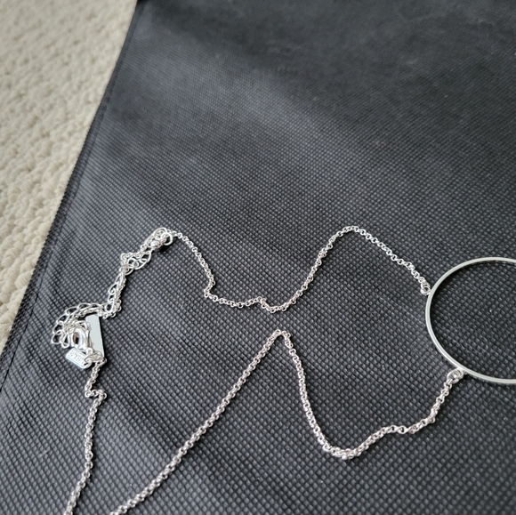 LELE SADOUGHI SILVER CIRCLE NECKLACE - Picture 3 of 10